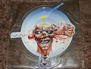 IRON MAIDEN Can I Play With Madness USA shaped picture disc in clear sleeve