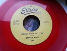 Rare Rockabilly 45 STARDAY Red Vinyl  GEORGE JONES  Slap Bass uptempo