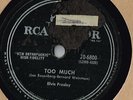 ELVIS PRESLEY RARE CANADIAN PRESS RCA VICTOR 78 - TOO MUCH - PLAYING FOR KEEPS