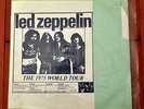 LED ZEPPELIN THE 1975 WORLD TOUR NO.2960 DOUBLE ALBUM LIVE MONTREAL FORUM