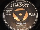 CHUCK BERRY - VACATION TIME / BEAUTIFUL DELILAH - UK - TRI - VERY GOOD++