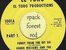 HERBIE WILLIAMS  - Funky From The Git Go  - El Toro -  Detroit Funk   7
