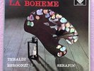 RENATA TEBALDI & SERAFIN  La Boheme ORIG Decca WBg SXL 2170/71 UK-1960 2-LPs NM