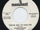 Hear- Rare Northern Soul 45- Charlie McCoy/Escorts- You've Got To Face Life-  M-