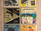 45 rpm records Beatles Orlons Elvis Presley Frankie Avalon Jerry Lee Lewis