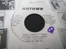 JR WALKER & THE ALL STARS - WHAT DOES IT TAKE - MOTOWN W/DEMO