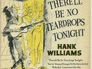 HANK WILLIAMS   There'll Be No Teardrops Tonight picture sleeve EP   MGM X1082 $