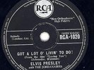 GOT A LOT O' LIVIN' TO DO - Elvis Presley -  RCA-1020 - 10