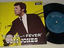 TOM JONES:Chills and Fever.RARE Aussie/OZ Only 4 track EP/45 -Northern Soul-1965