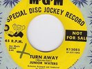JUNIOR WATERS Turn Away MGM 45 northern soul popcorn 7