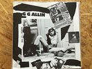 GG Allin Dirty Love Songs LP New Rose PUNK OOP