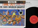 DAVE BRUBECK QUARTET TIME OUT CBS/SONY 20AP1459 Japanese Pressing OBI Vinyl LP