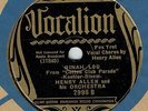 JAZZ 78 : HENRY ALLEN ORCHESTRA ON VOCALION 2998 IN E- CONDITION