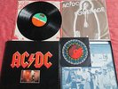 ACDC BOX COFFRET 3 X LP 33T VINYLE + 45T HIGH VOLTAGE + POWERAGE + DIRT CHEAP