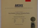 BACH: Cello Suites 3&4 Fournier ARCHIV Red Stereo 198 187 lp NEAR MINT