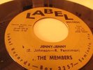 THE MEMBERS  RARE FLA. GARAGE FRAT ROCKER LABEL LBL JENNY JENNY /WISH ID NEVER