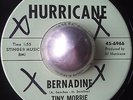 ROCKABILLY 45 TINY MORRIE Bernadine HURRICANE LISTEN