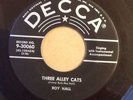 ROY HALL - THREE ALLEY CATS / DIGGIN' THE BOOGIE