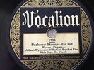 Parkway Stomp ALBERT WYNNE GUT BUCKET 20's VOCALION #1220 78 rpm Victrola Record