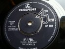 THE BEATLES - IF I FELL RARE UK EXPORT 7
