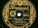 CLASSIC LOUIS JORDAN 78  JACK YOU'RE DEAD / BOOGIE WOOGIE BLUE PLATE  03834 E/E-