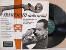 ZINO FRANCESCATTI Violin Recital LP EX+ (NBL 5010) Paganini/Tratini/Kreisler etc