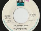 RARE ORIG NORTHERN SOUL FUNK 45 - GIL SCOTT-HERON - LADY DAY / SAVE THE CHILDREN