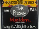 45 Elvis Presley - Muss I Denn..  RCA 47-9340 Promo Mint   Golden Era of hits 14