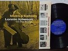 RARE ORIGINAL JAZZ LP - LONNIE JOHNSON & ELMER SNOWDEN - BLUES AND BALLADS - RVG