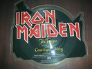 IRON MAIDEN - ltd Ed. SHAPE - THE TROOPER EMI  1983 PICTURE DISC VINYL NM