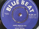 PRINCE BUSTER - Hard Man Fe Dead / I Won't Let You Cry - BLUE BEAT '66