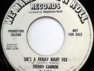 FREDDY CANNON 45 She's A Friday Night Fox / Sea Cruise PROMO Garage ROCK w4005