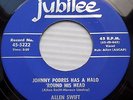Allen Swift JOHNNY PODRES HAS A HALO ROUND HIS HEAD Novelty POP Jubilee 45 e1538
