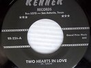 DOUG SAHM Two Hearts In Love / Just Because LLOYD PRICE cover TEXAS R&B 45 e1136
