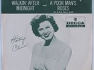 Country 45 PATSY CLINE Walkin After Midnight DECCA VG+ picture sleeve