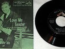ELVIS PRESLEY  GREEN PIC SLEEVE 1956 LOVE ME TENDER VG++