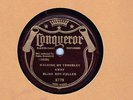 78 RPM Blind Boy Fuller CONQUEROR 8779 Walkin My Troubles  1936*