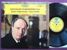 DGG red Stereo, SCHUMANN: Symphony No.1 & 4, KUBELIK, Berlin Phil. Orch. NM