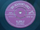 ELVIS PRESLEY: All Shook Up - PURPLE SILVER HMV 45 POP 359 7