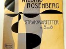 Hilding Rosenberg Quartets Quatuor Parrenin Swedish Society LP
