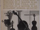 MOZART: Viola and Strings BUDAPEST STRING QUARTET 50s ML-5192 NM 6-EYE LP