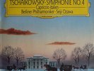 Ozawa/BPO: Tchaikovsky Sym No. 4 + Capriccio Italien - DG 427 354-1 (DDD)