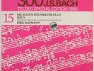 JORG BAUMANN BACH COMPLETE CELLO SOLO SUITES TELDEC DIGITAL GERMANY 2 LP SET NM