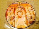 IRON MAIDEN - POWERSLAVE - RARE UK PICTURE DISC LP POWER P1 - NM