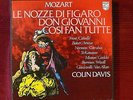 12LP W.A.Mozart Le Nozze Di Figaro Don Giovanni Cosi Fan Tutte (Davis)  6747 280