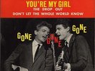 THE EVERLY BROTHERS GONE, GONE, GONE FRENCH ORIG EP 45 PS 7