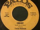 FENTON ROBINSON Somebody/I Believe 45 Palos northern soul hear