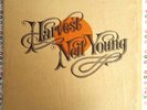 NEIL YOUNG HARVEST NEAR MINT ORIG 1972 LP TEXTURED COVER IN SHRINK LYRIC SHEET