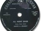 Rare 1959 SANTO & JOHNNY Rock'n Roll 78 RPM Record. Sleep Walk/All Night Diner