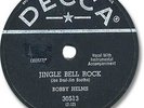 BOBBY HELMS Christmas Rock'n Roll 78 RPM Record. Jingle Bell Rock